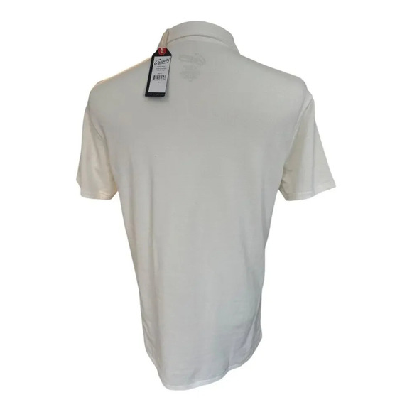 NEW Grayers Men's White Stretch Polo Shirt Size Small Short Sleeve NWT - Picture 3 of 4